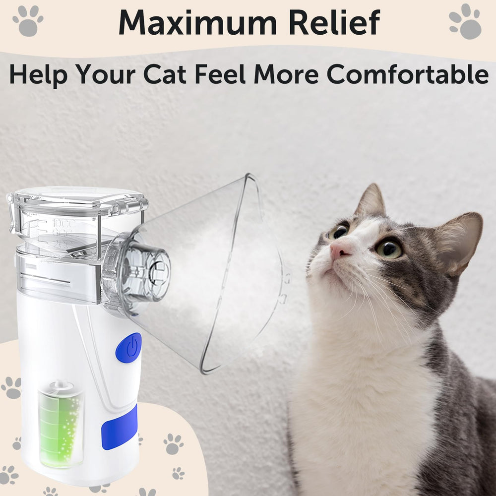 WIKSRY cat nebulizer ideal for home and travel use