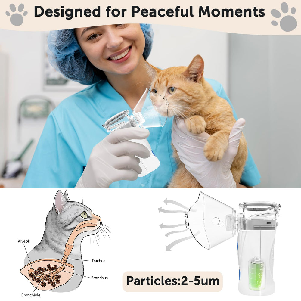 WIKSRY cat nebulizer easy to clean with simple disassembly