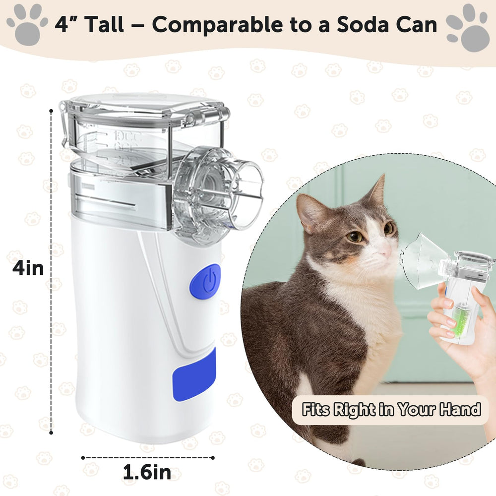 WIKSRY cat nebulizer low noise operation quiet session for pets