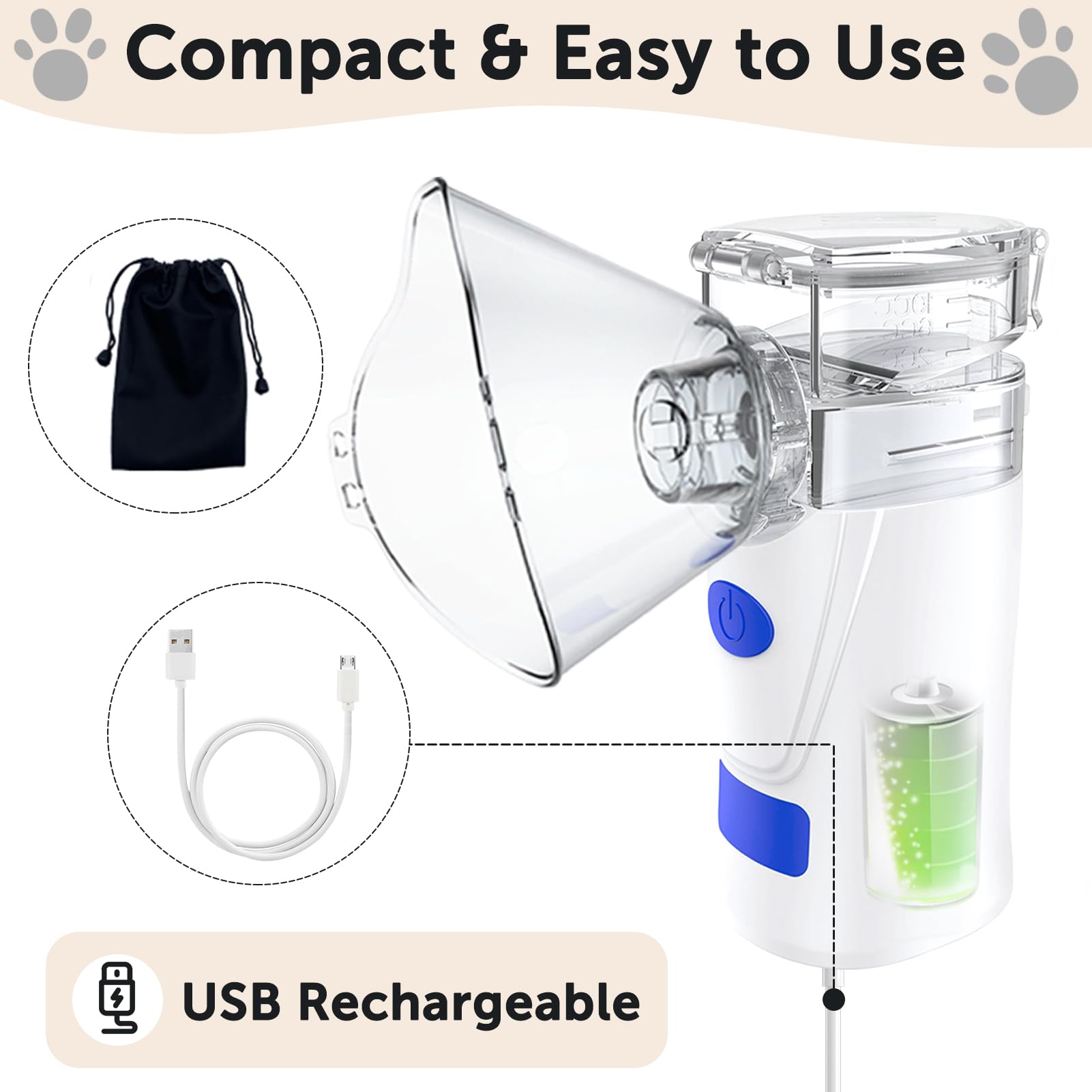WIKSRY cat nebulizer suitable for small animals and reliable performance