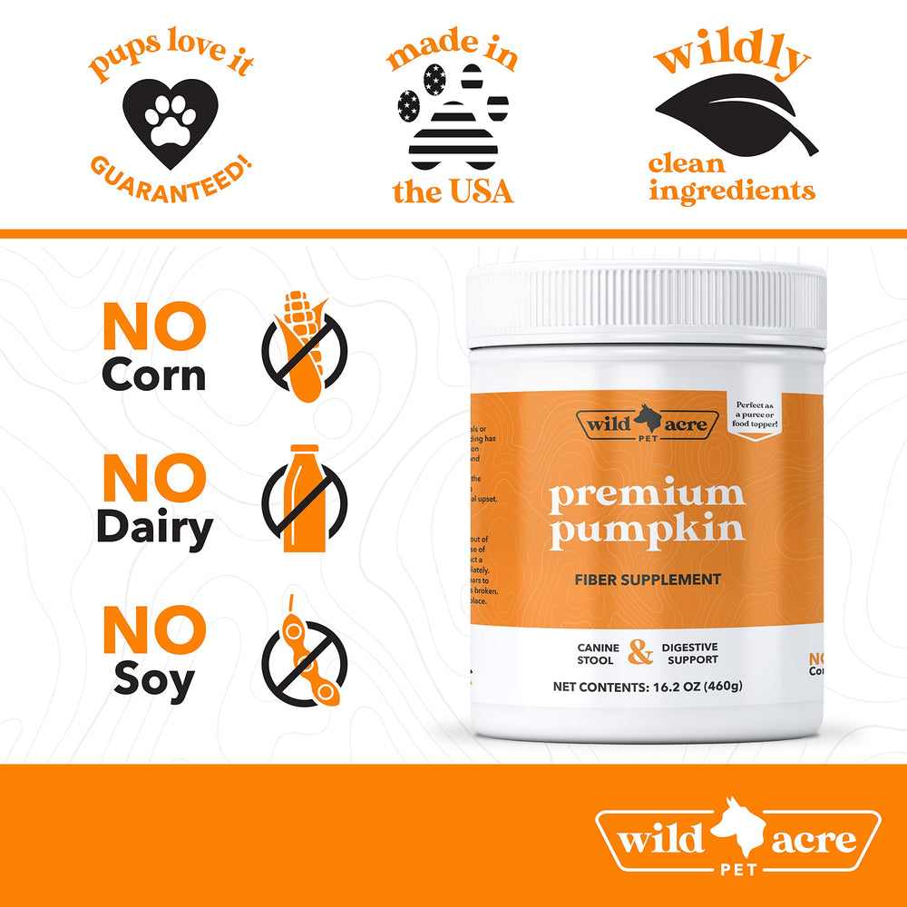 Wild Acre pumpkin powder travel pack for on-the-go digestion support