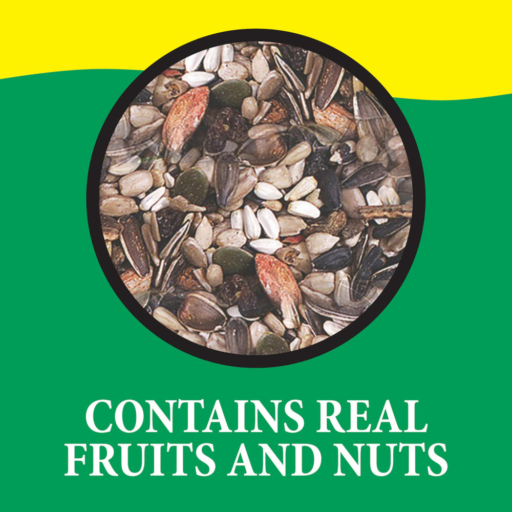Dried fruits in Wild Delight Nut N' Berry mix for color and variety at feeders