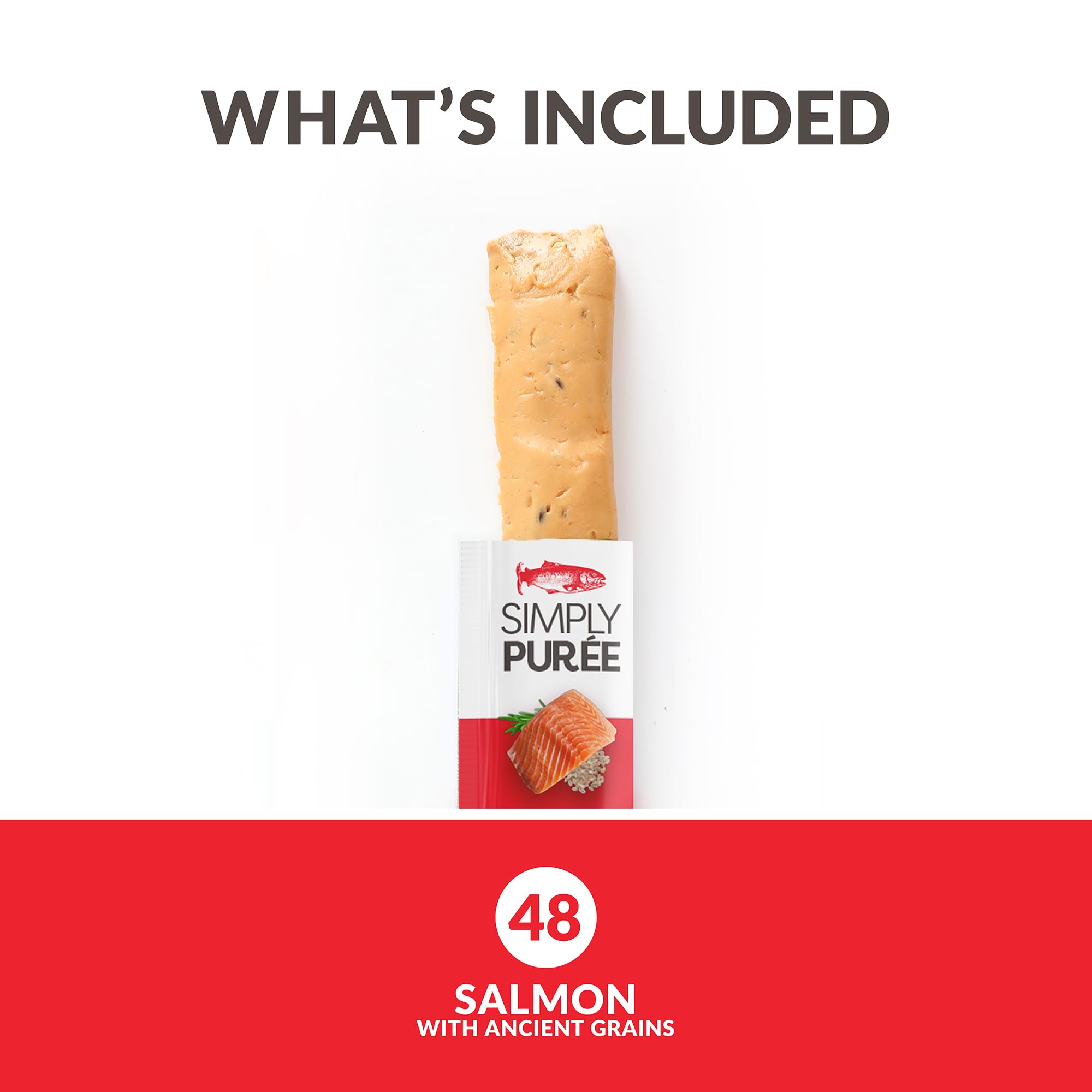 Wild Eats Simply Puree Salmon with Ancient Grains ancient grains texture suggests easy digestion