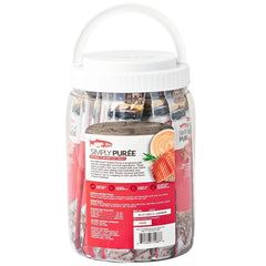 Wild Eats Simply Puree Salmon with Ancient Grains pink salmon chunks reveal natural flavor for cats