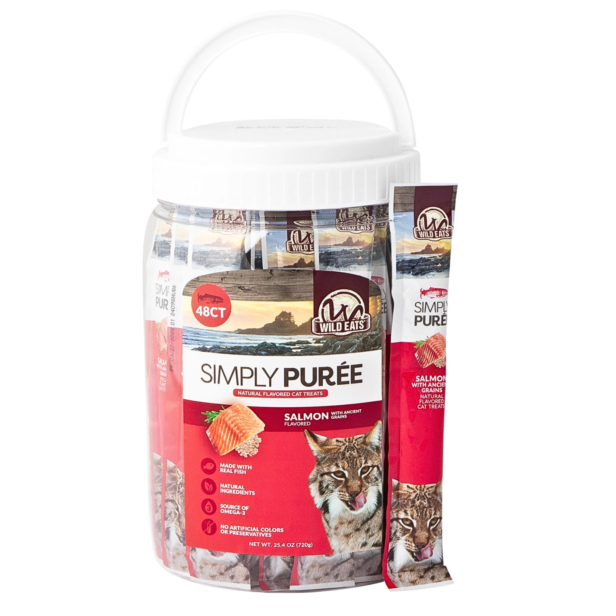 Wild Eats Simply Puree Salmon with Ancient Grains puree serves as a meal topper