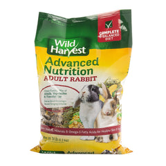 Wild Harvest Advanced Nutrition Diet rabbit in bowl showing fiber-rich content for daily feeding