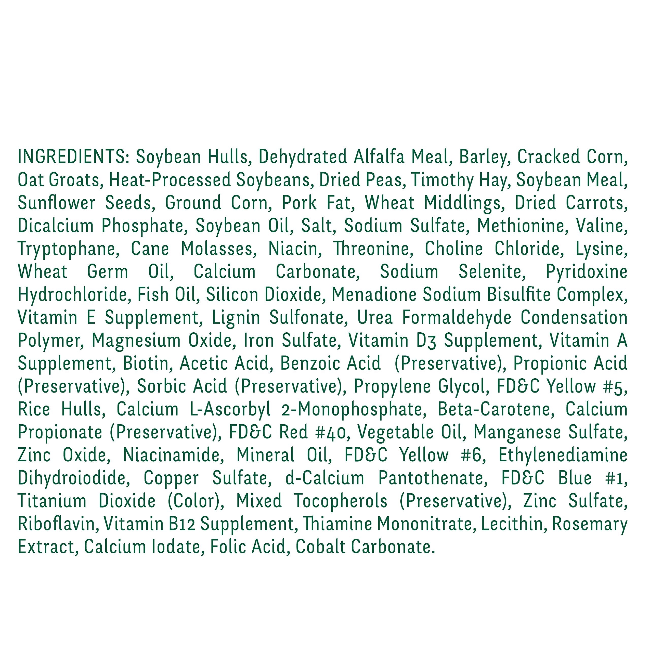 Fiber-rich components in Wild Harvest Advanced Nutrition Diet for rabbits