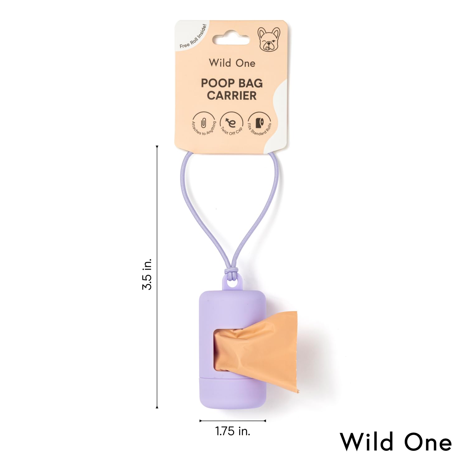 Wild One built-in bag stabilizer keeps bags neatly in place