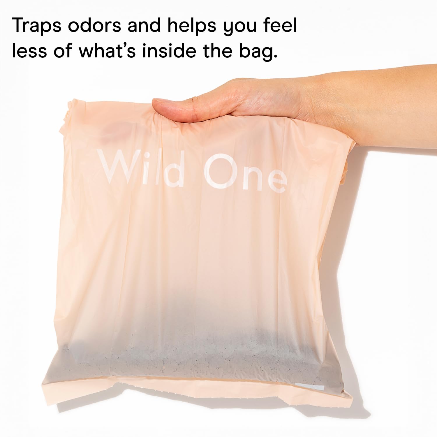 Wild One extra-thick long poop bags providing reliable waste containment
