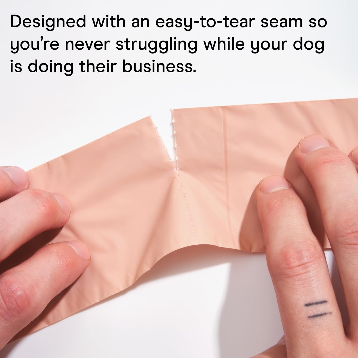 Wild One plant-based poop bags crafted from a corn starch blend