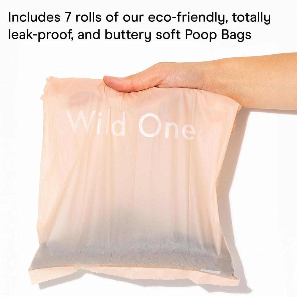 Wild One eco-friendly corn starch bags support sustainable pet care.