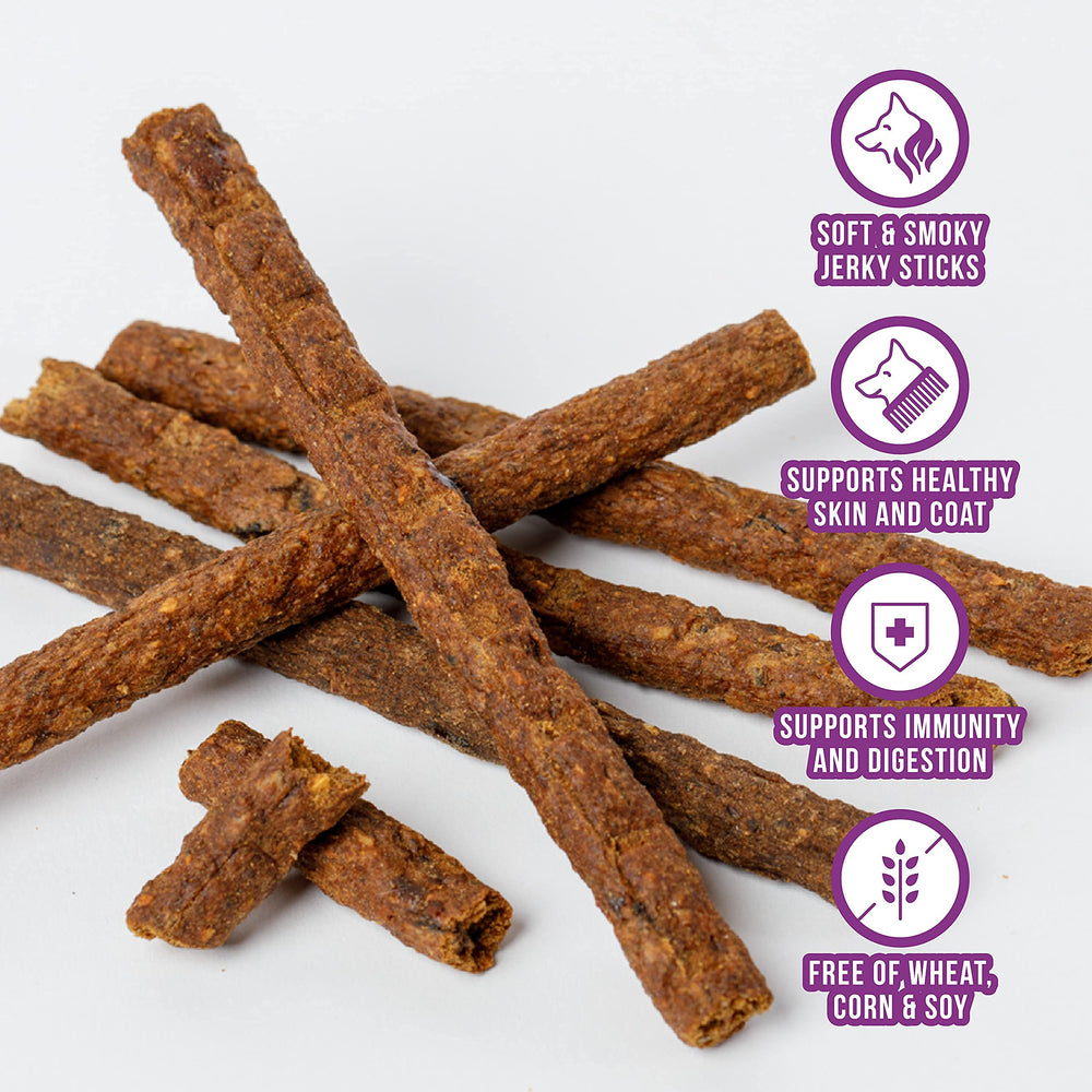 Wild Ranger Wild Nature chicken jerky stick high-protein snack for active dogs.