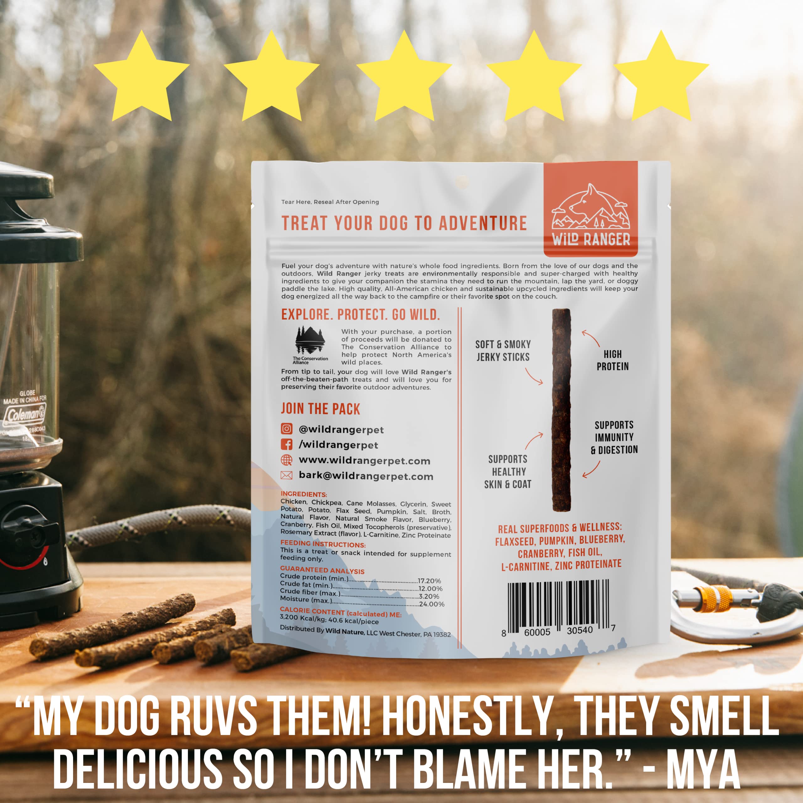 Wild Ranger Wild Nature superfood ingredients like sweet potato and pumpkin.