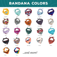 Wilderdog bandana soft poly-blend fabric offers daily comfort