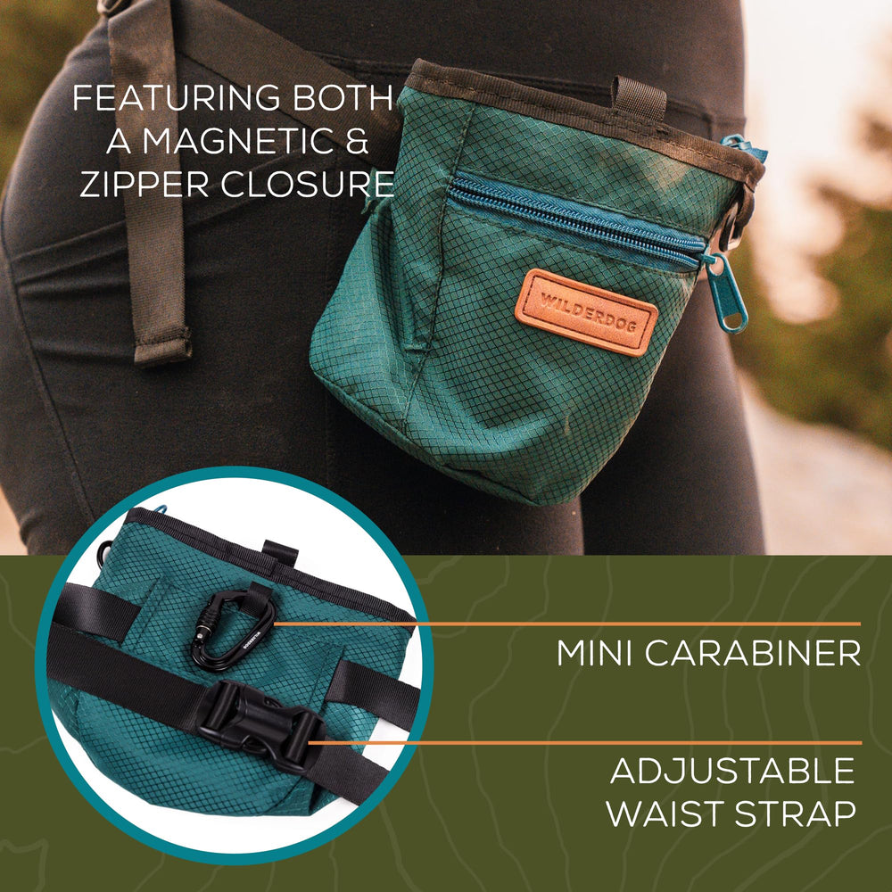 Wilderdog pouch exterior in rugged ripstop fabric for durability and easy cleaning