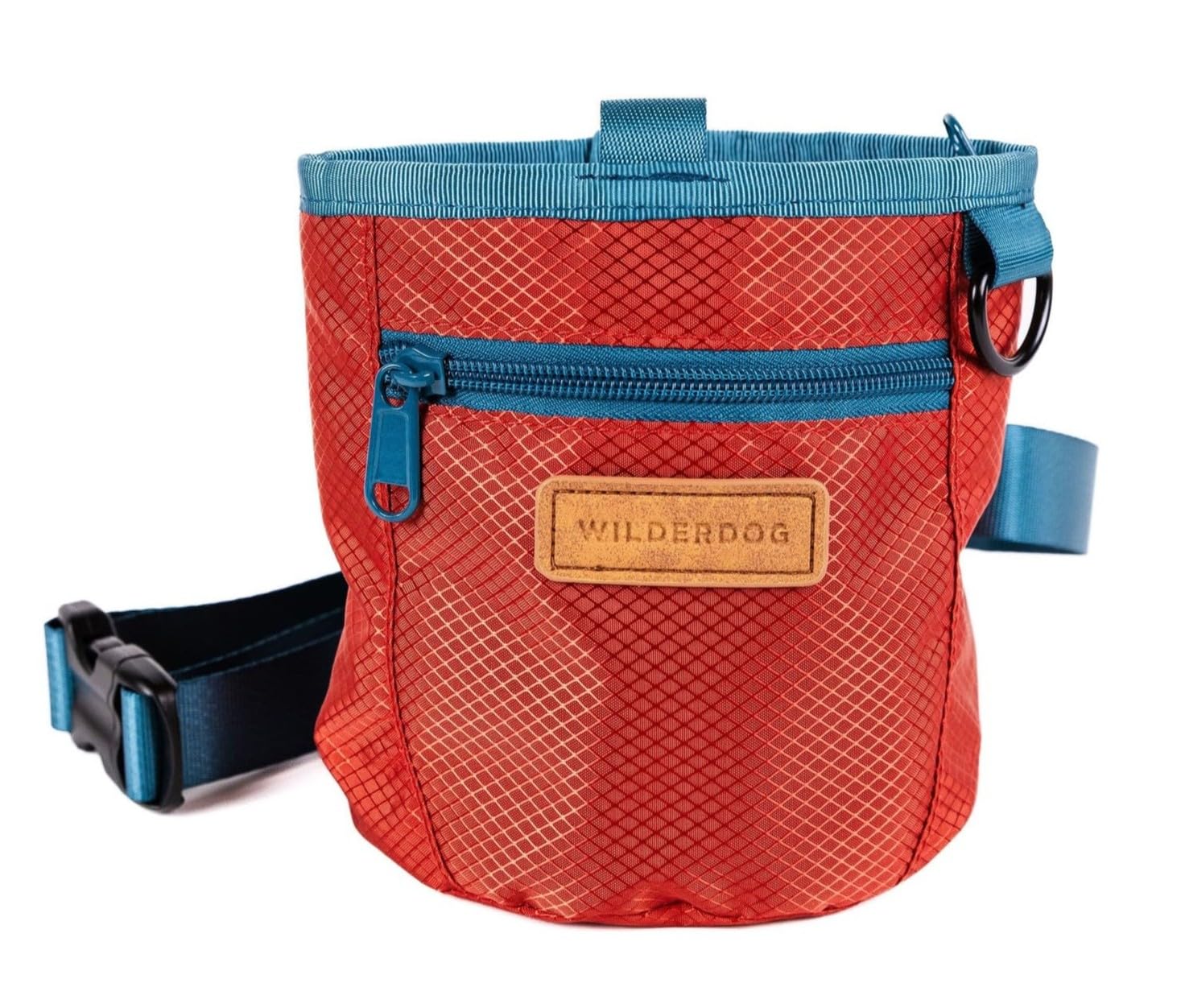 Wilderdog treat pouch with zipper and magnetic closure for quick access during training