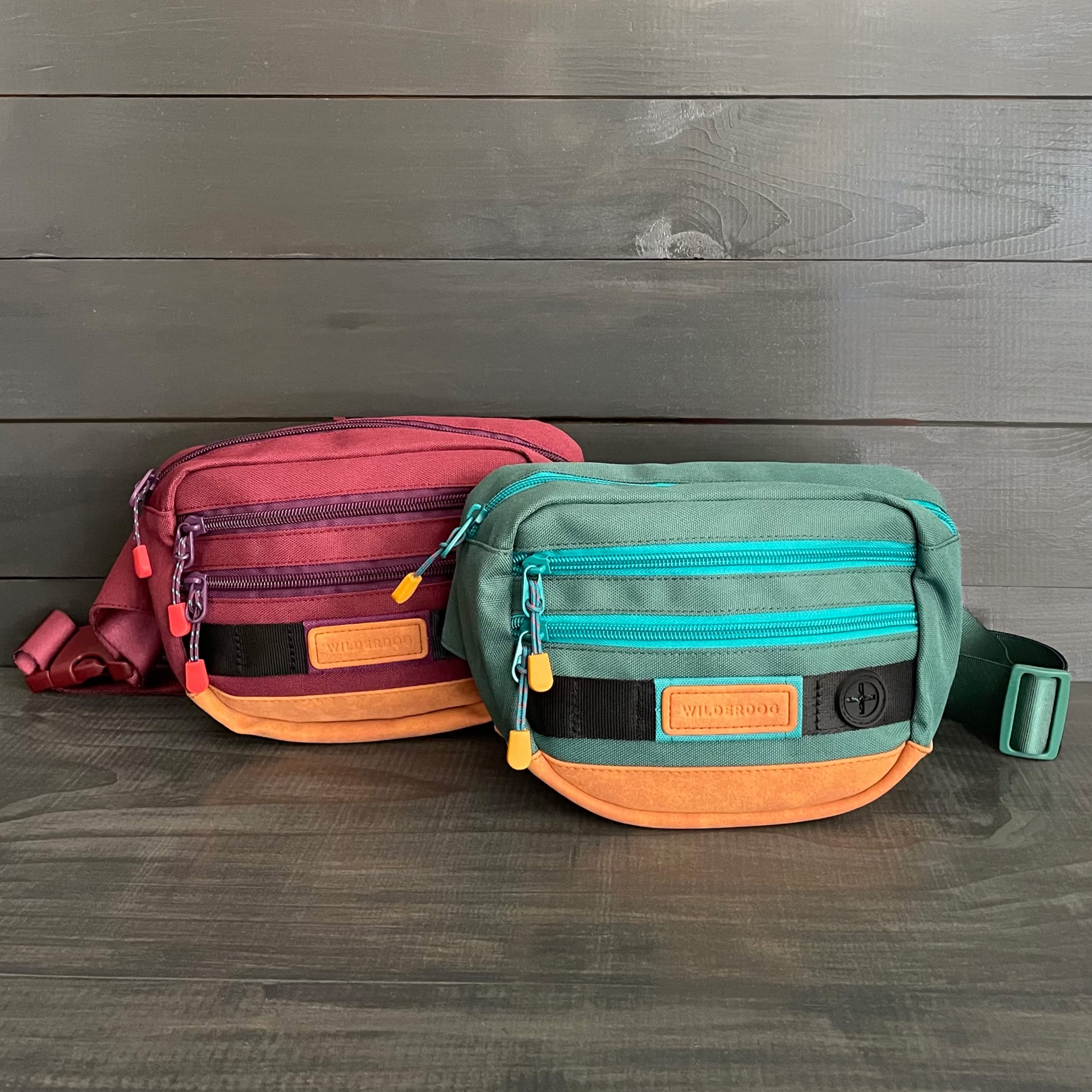 Wilderdog built-in poop bag dispenser keeps bags ready