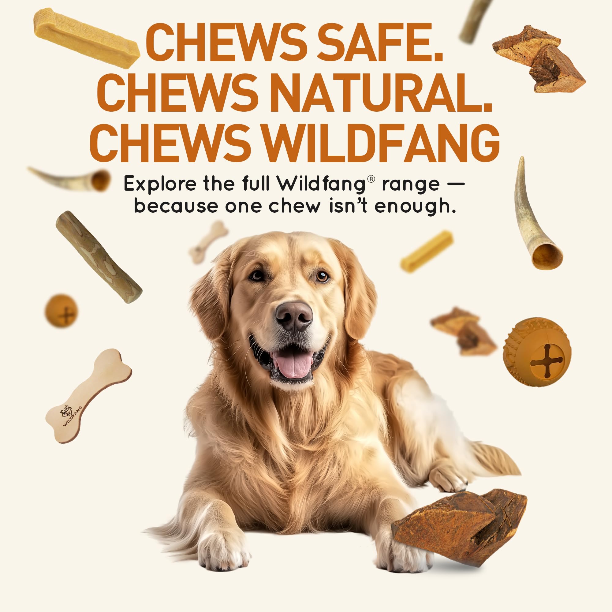 Wildfang Briar Wood Chewing Root fits large breeds 55-99 lbs