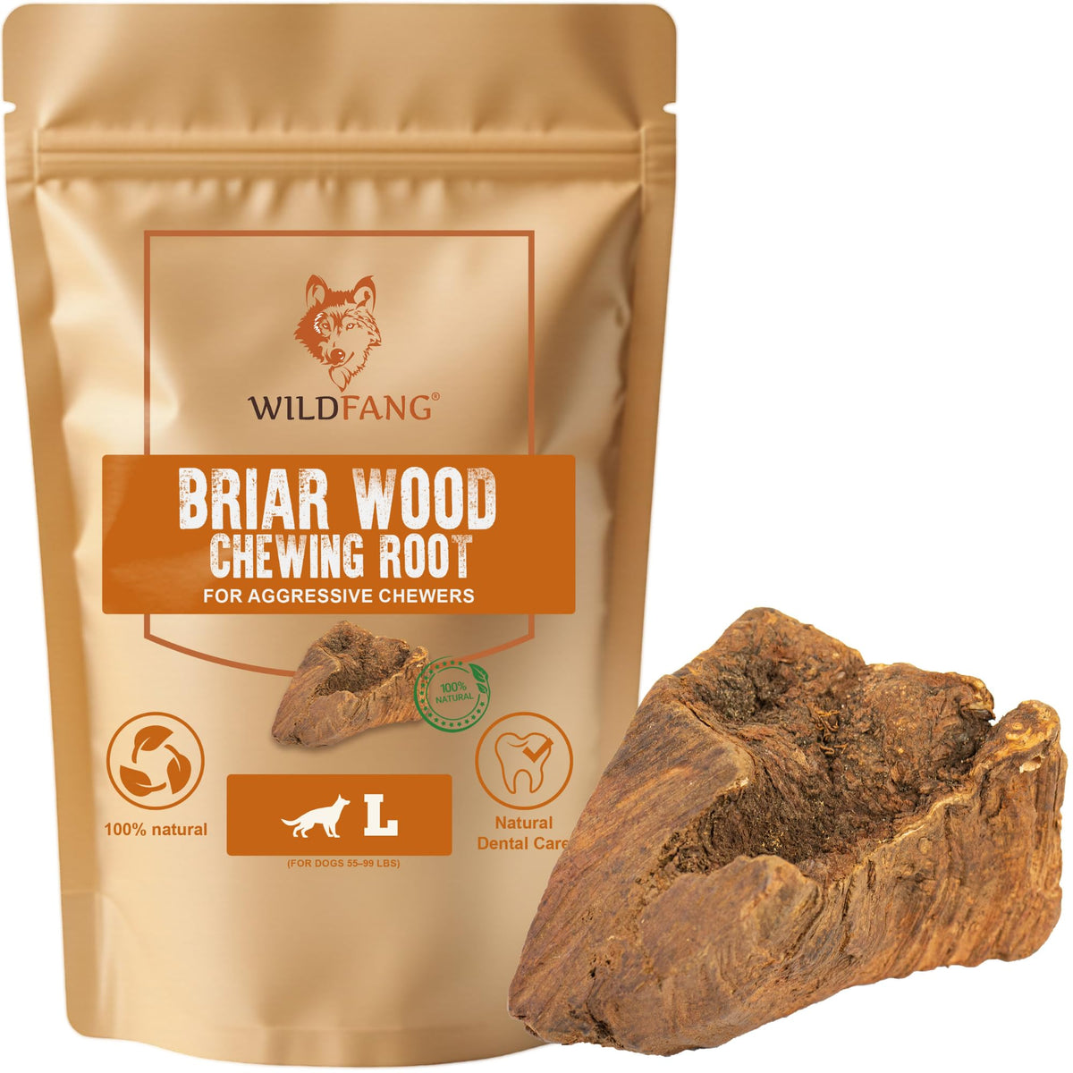 Wildfang Briar Wood Chewing Root large size for strong chewers