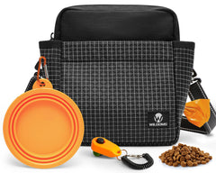 WILDOMS dog treat pouch with magnetic closure for quick rewards on walks.