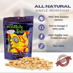 WildSideSalmon omega-3 omega-6 rich treat for healthy coat