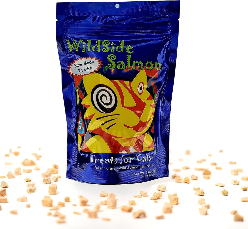 WildSideSalmon tiny pieces ideal for picky eaters and training