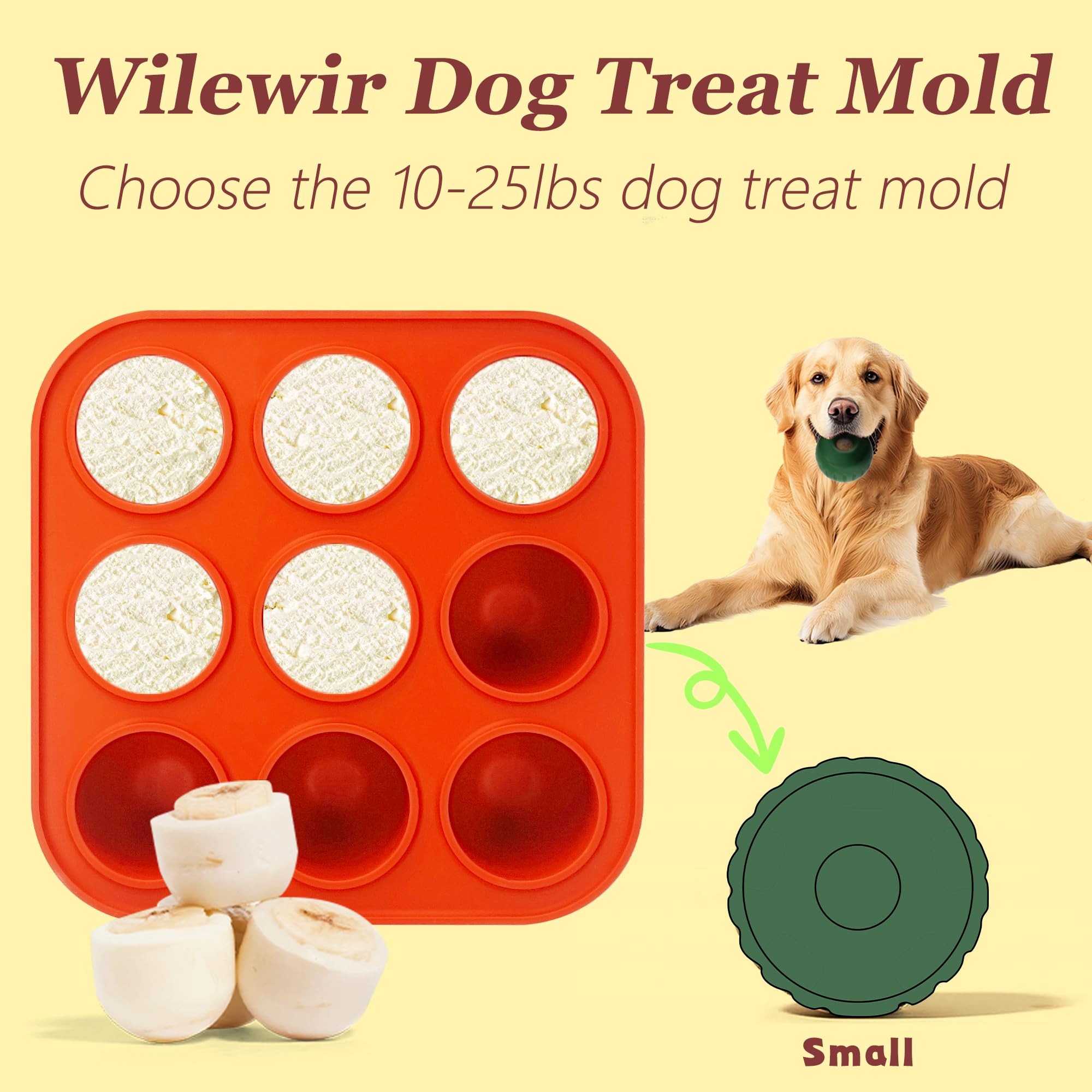 Wilewir mold filled and ready for freezing to make pupsicles