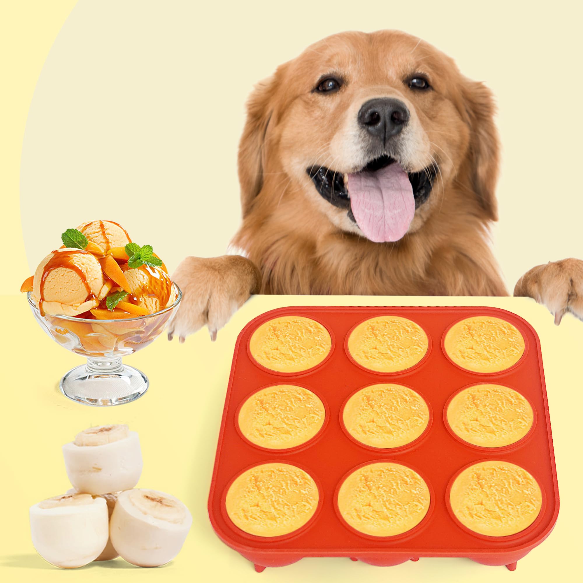 Wilewir nonstick mold supports quick, mess-free homemade dog snacks.