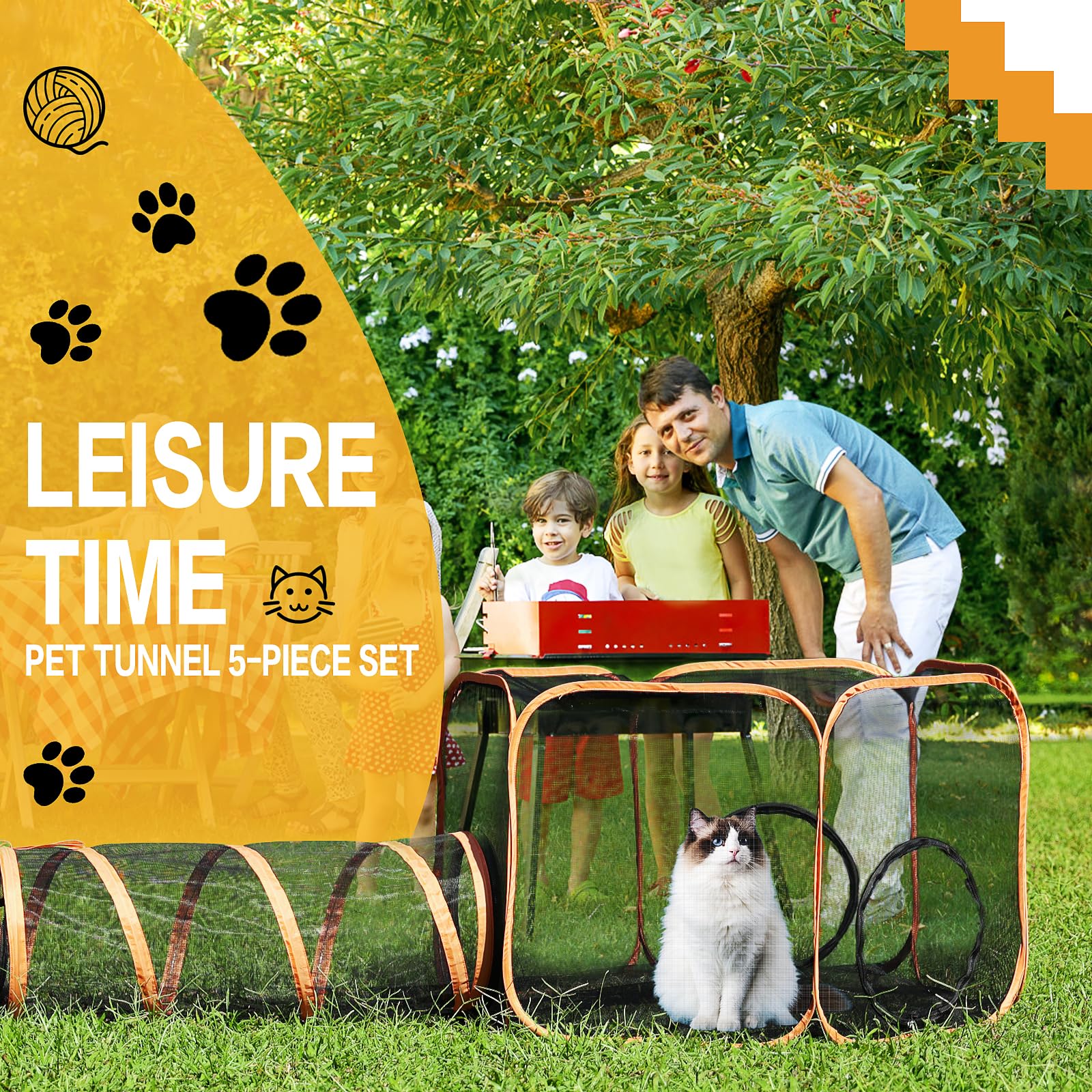 Wilhker portable catio setup offers flexible travel-safe outdoor fun.
