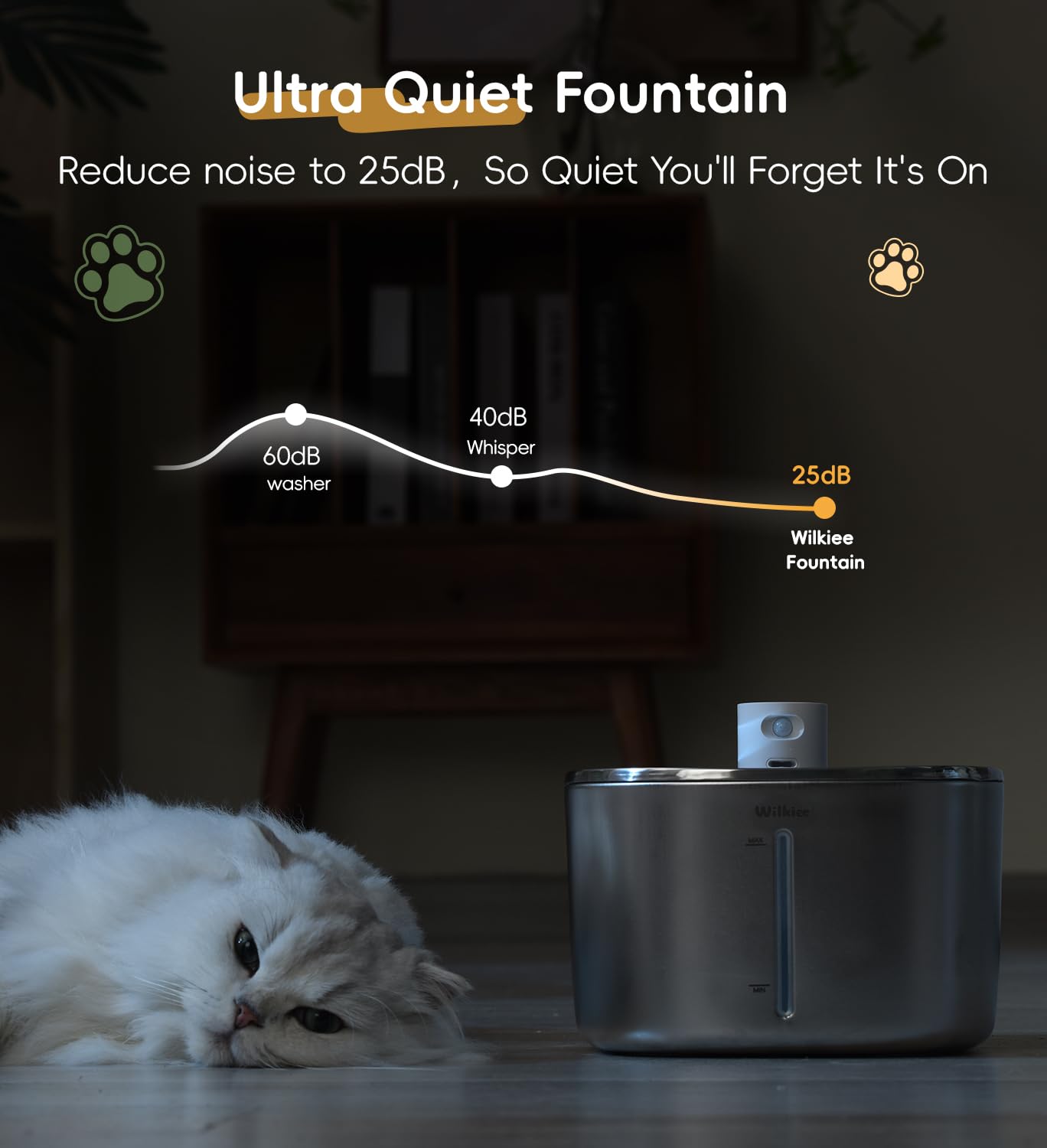 WILKIEE 6-stage filtration delivers fresher, cleaner water.