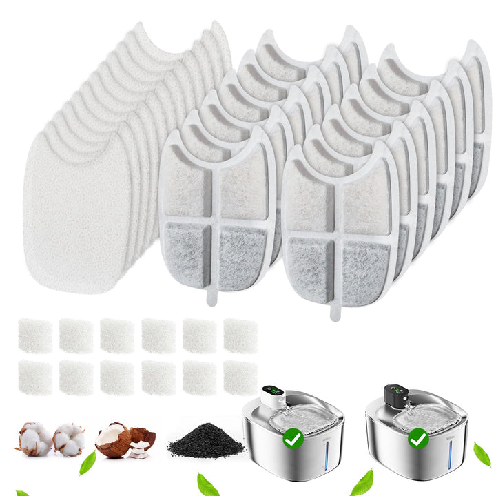 WILKIEE FS10 Plus filter pack close-up for crisp, clean pet water.