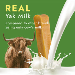 William Hunter Yak Cheese texture close-up illustrating protein-rich snack for dogs.