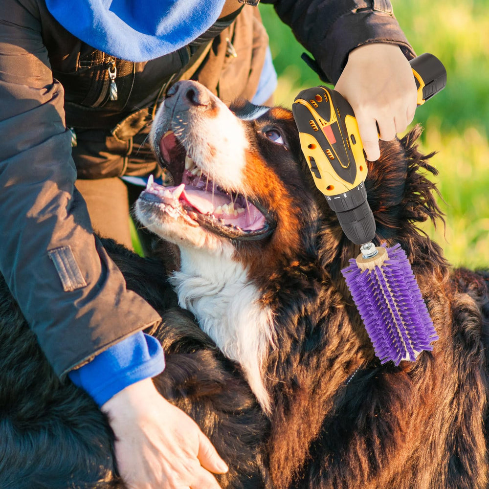 Willinglong durable metal-wood-pps brushes withstand regular farm grooming.
