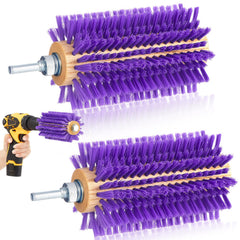 Willinglong livestock scratch brush in purple with locknut design for secure grooming.
