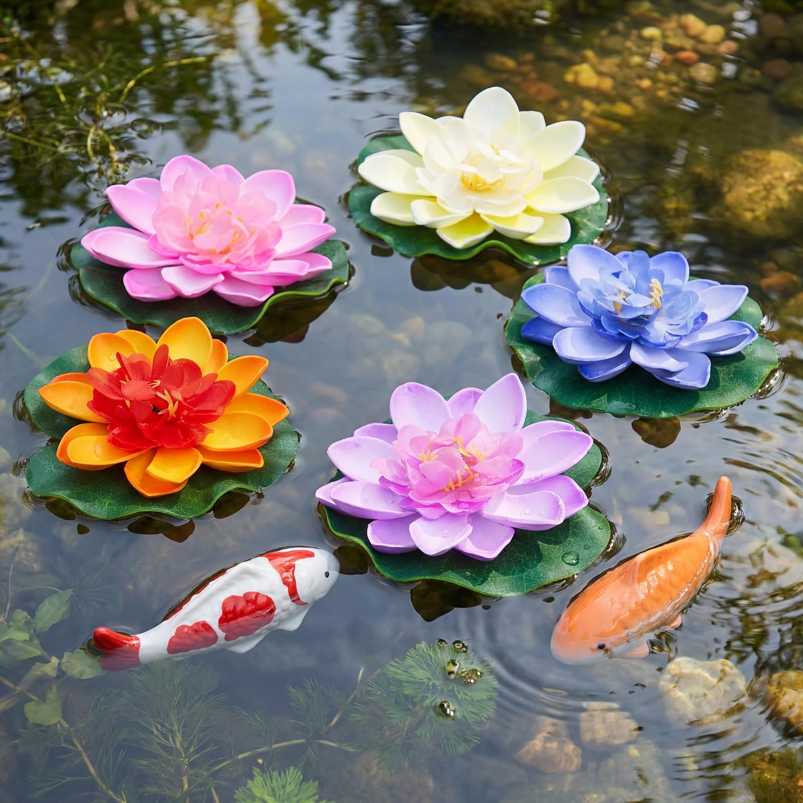 Willinglong outdoor water feature decor enhances garden ponds and birdbaths.