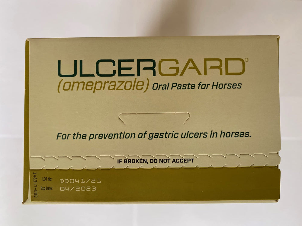 WIM UlcerGard packaging contents show a complete dosing kit