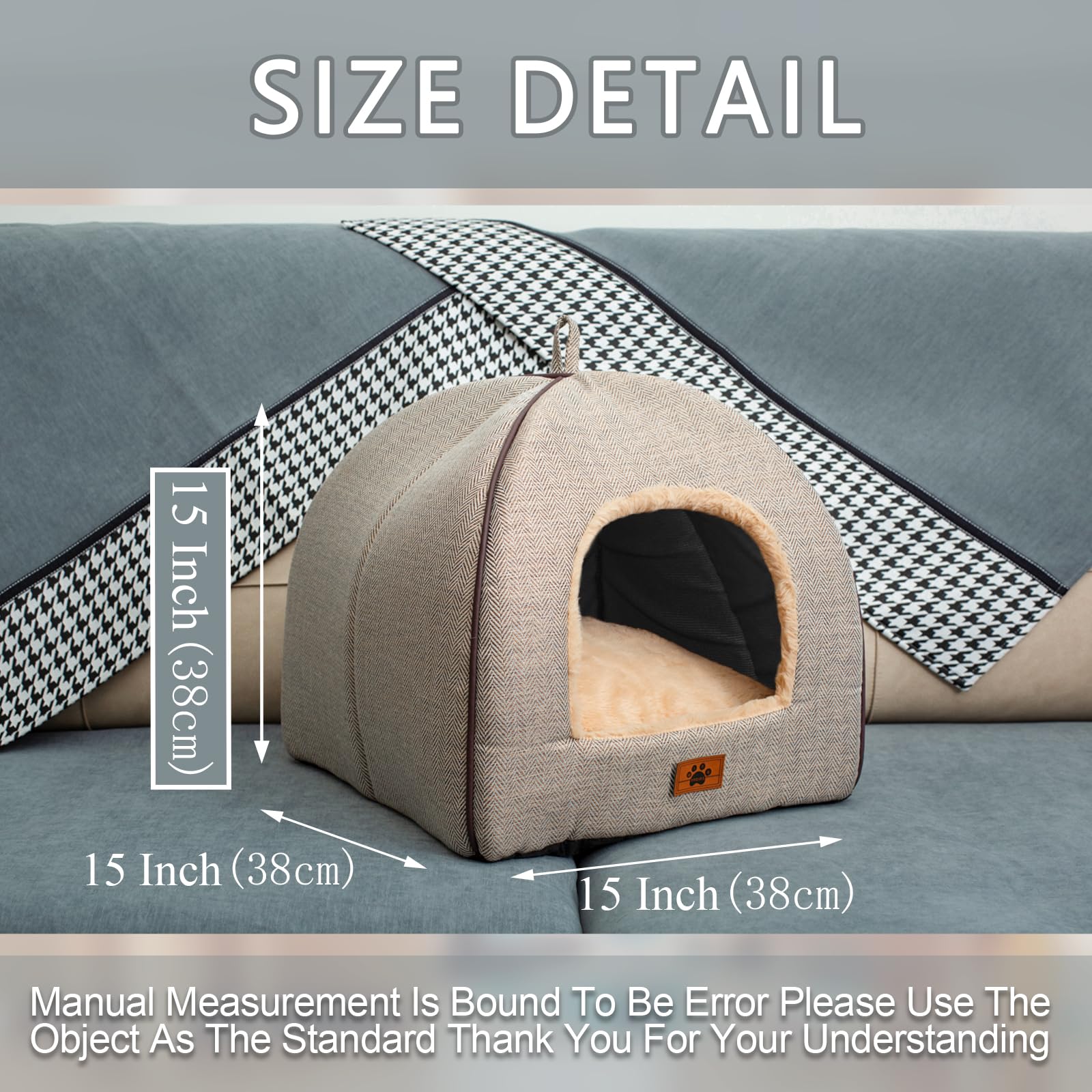 WindRacing cat bed arch design provides extra headroom for curious cats.