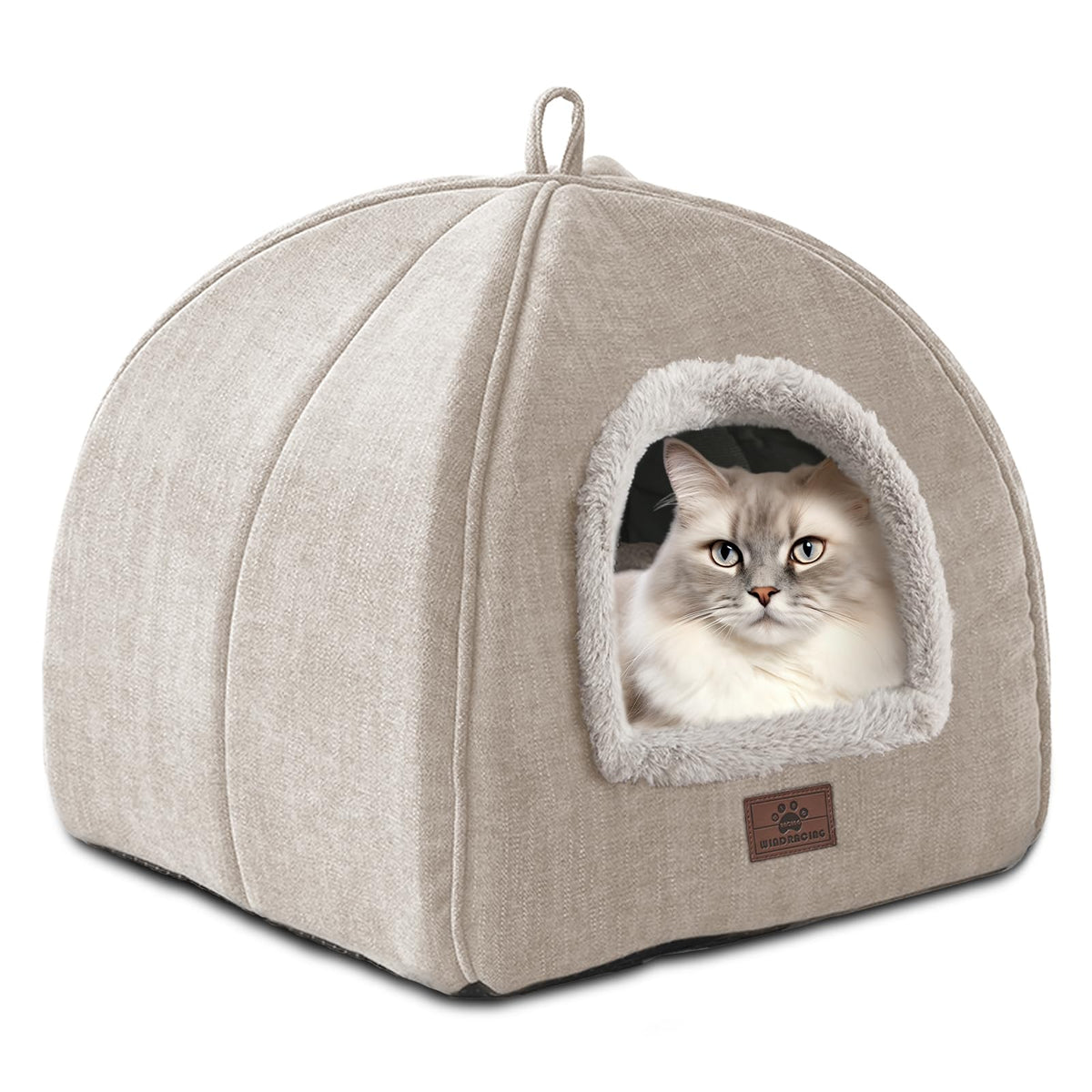 WINDRACING cat bed indoor cave for a cozy hideaway