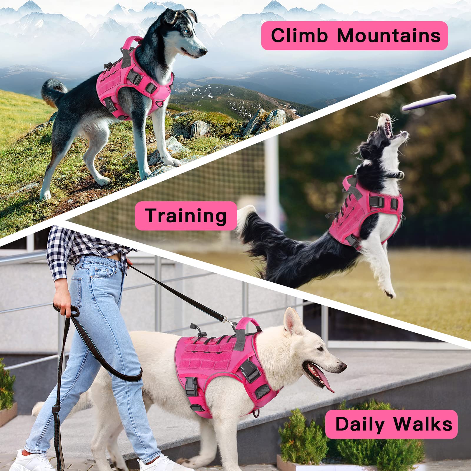 WINGOIN quick-release buckles in no-pull design for fast dressing