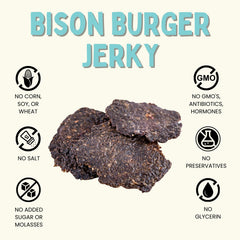 Winnie Lou Bison Burger Treats feature Colorado-sourced ingredients for simple, real-food nourishment.