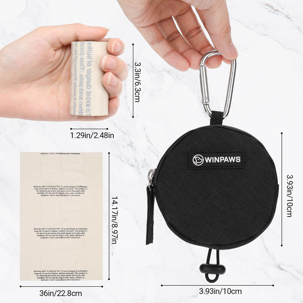 WINPAWS compact carabiner-friendly pocket for quick access.