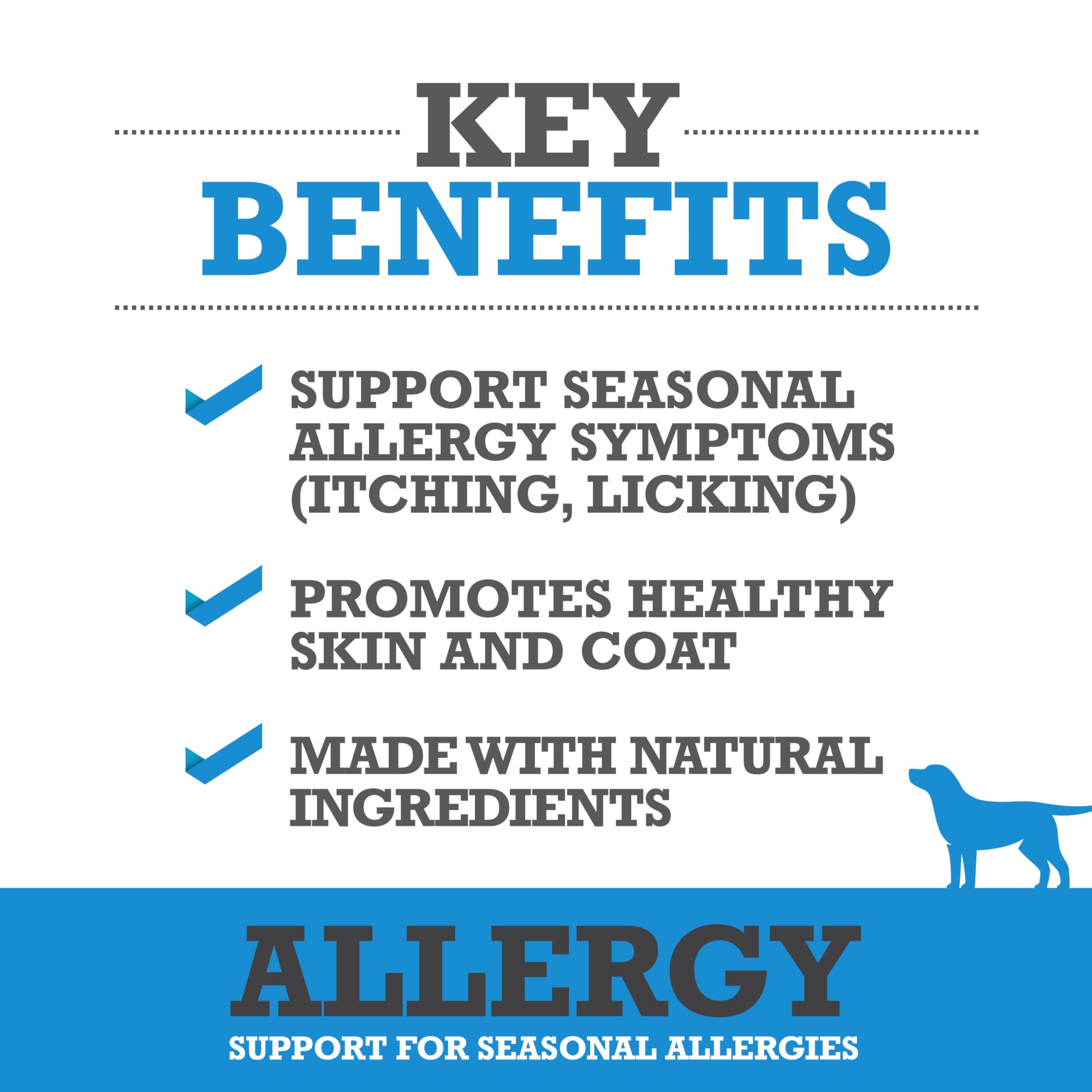 Close up of WINPRO Allergy Chews texture bite sized chews dogs enjoy