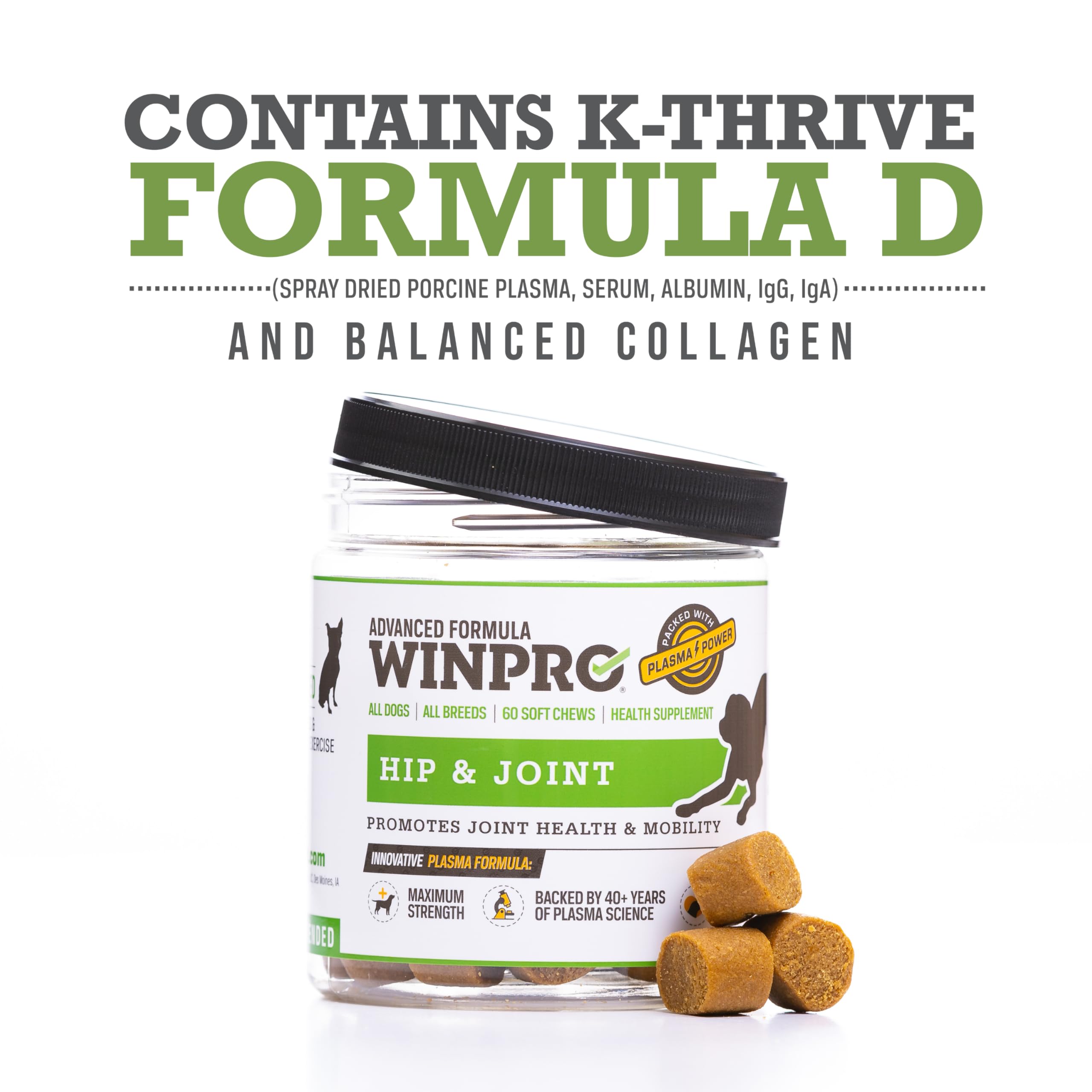 WINPRO made-in-USA porcine plasma highlights trusted quality in joint care.
