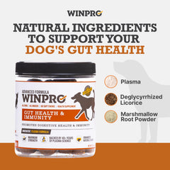 WINPRO plasma-powered formula close-up highlighting advanced digestion support options