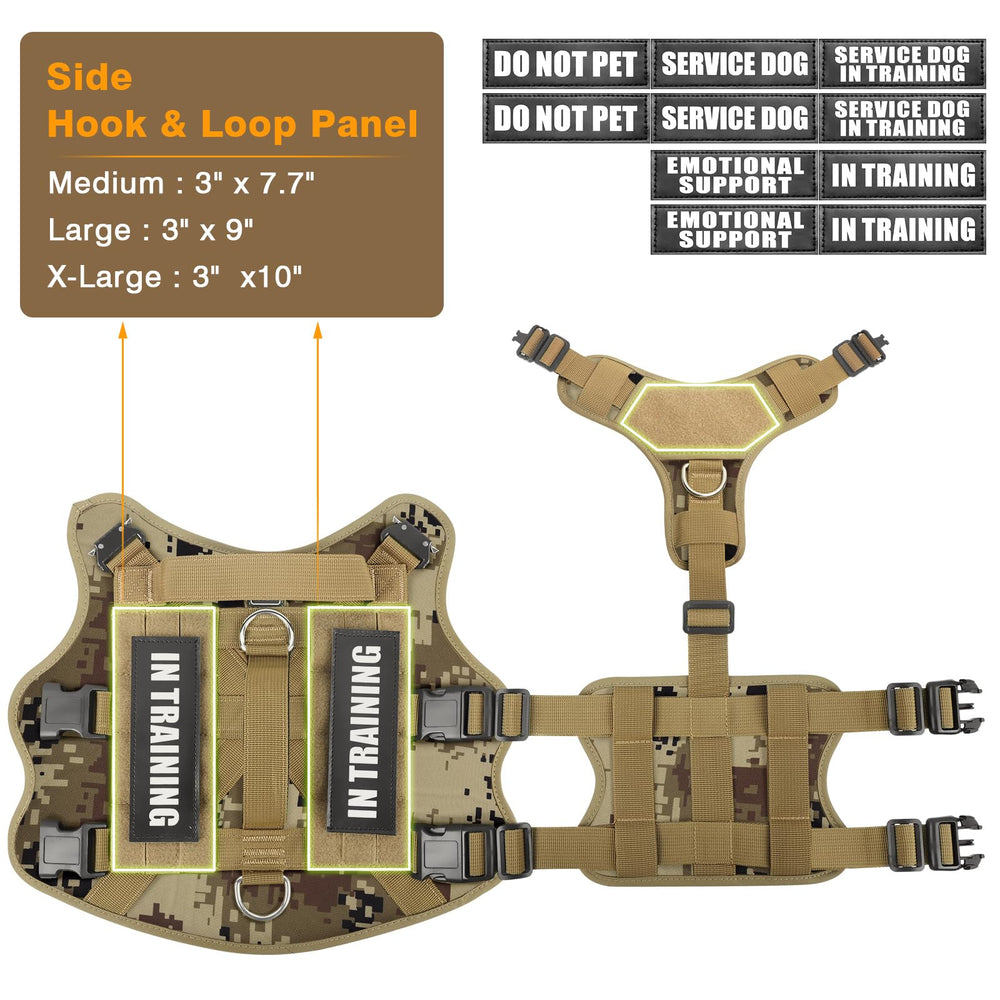 WINSEE double-padded handle enables safe lifting and guiding of your dog.