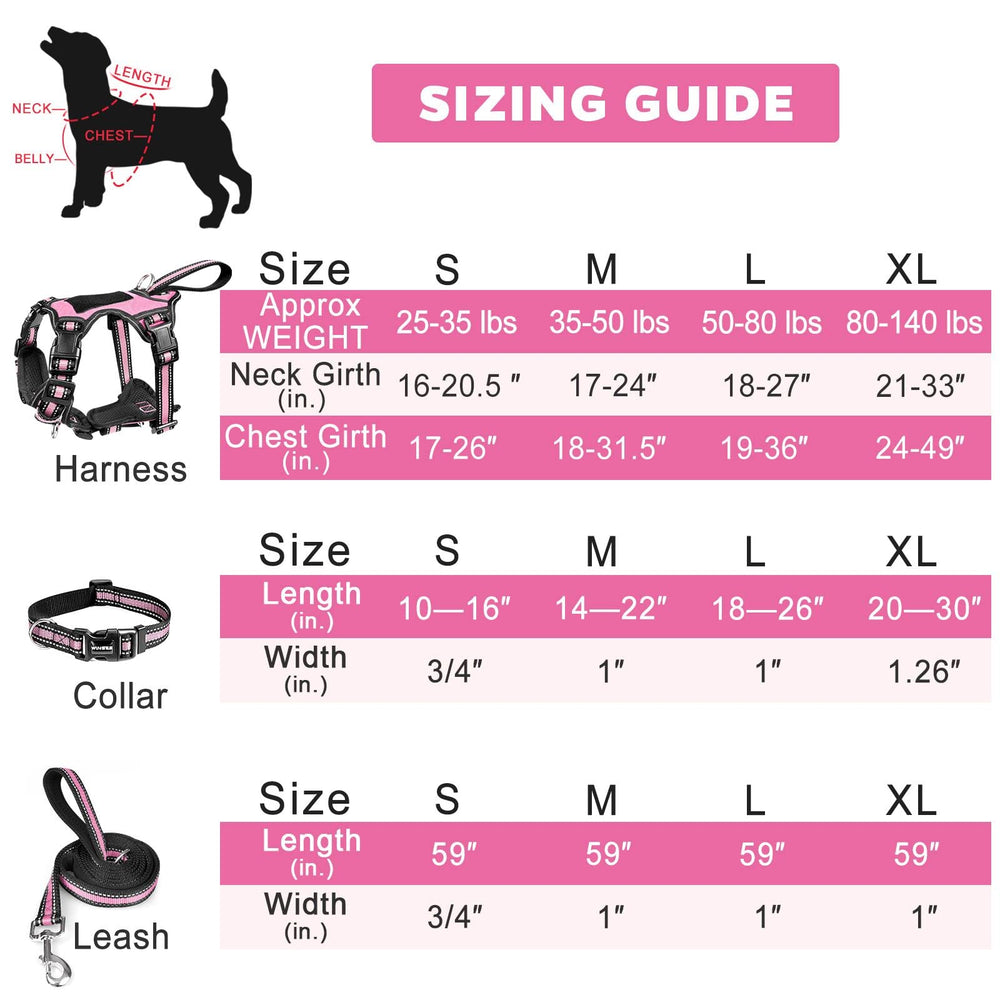 WINSEE easy-on-off buckle simplifies daily use for dogs.