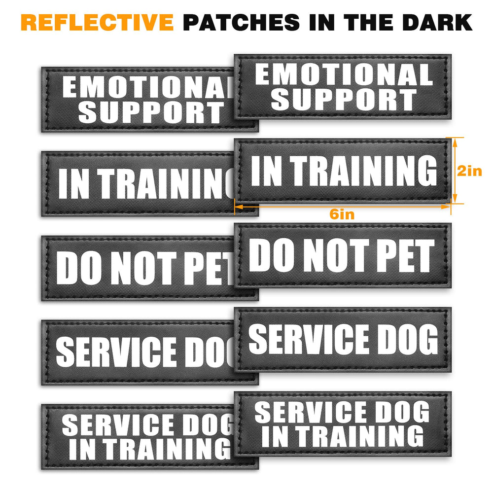 WINSEE patches included, ten pieces to customize your service vest.