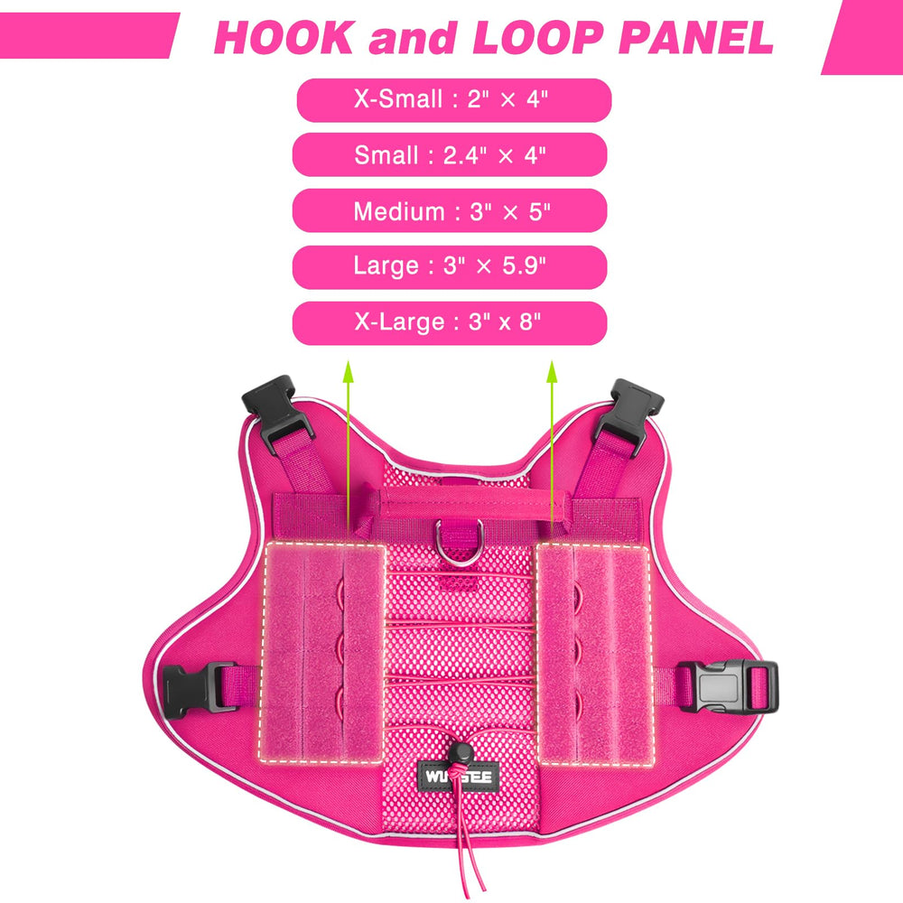 WINSEE quick-release buckles with extra rings provide easy control
