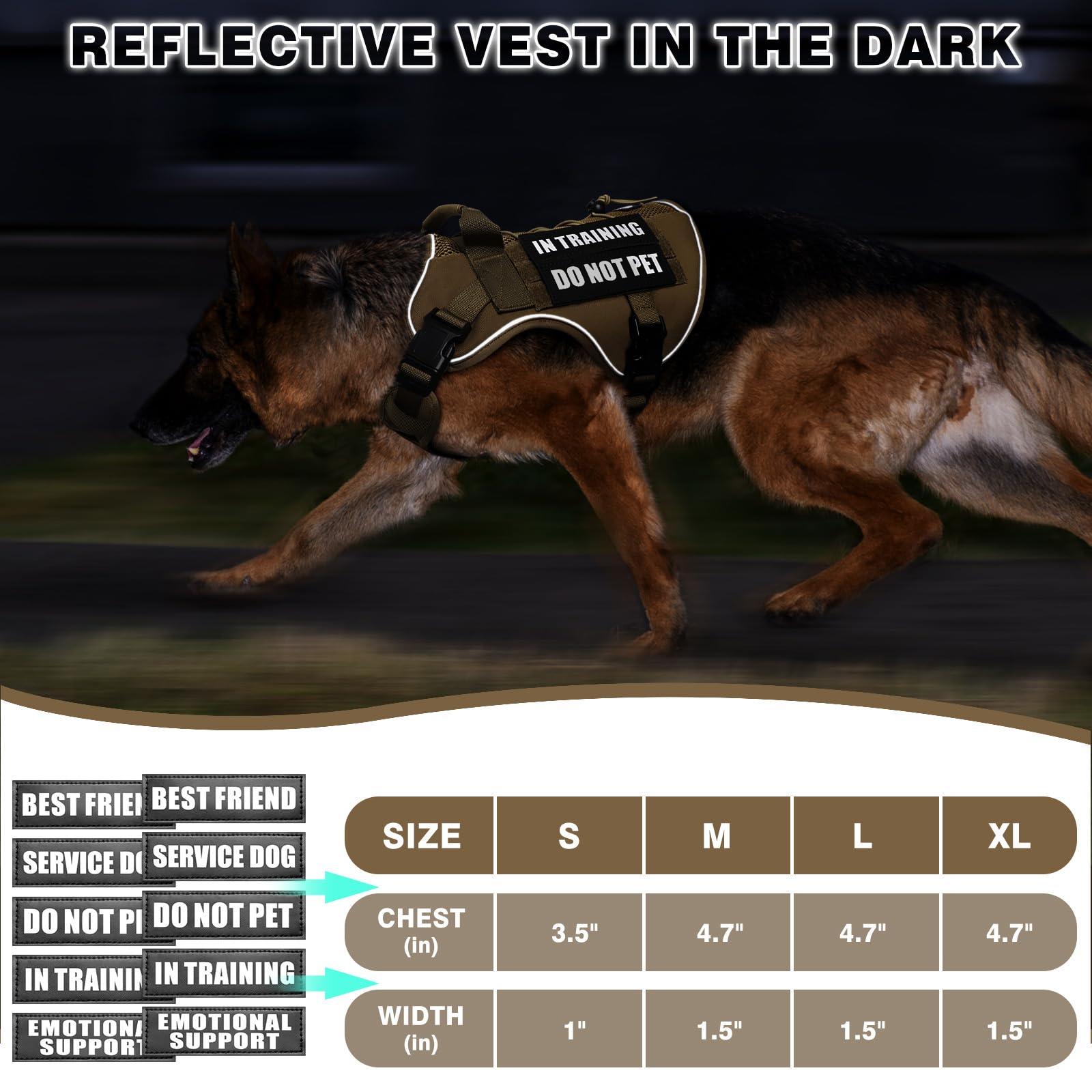 WINSEE reflective strip enhances safety during night walks with visibility
