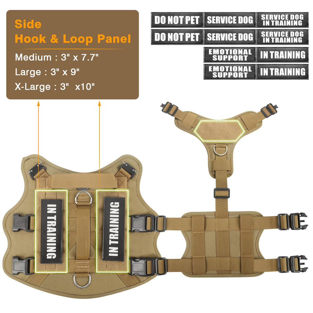 WINSEE vest dual padded handles for gentle lifting and control